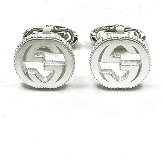 Gucci Interlocking Cufflinks Silver