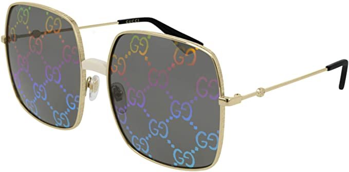 Gucci GG0414S 003 Endura Gold/Ivory GG0414S Square Sunglasses Lens Category 3, 60-17-140