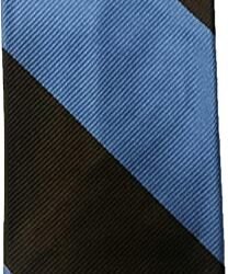 Robert Talbott Brown and Blue Stripe Seven Fold Tie