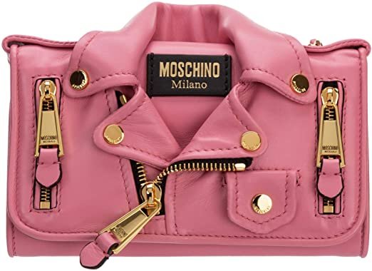 Moschino women Biker wallet rosa