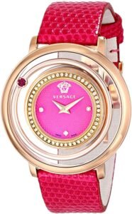 Versace Women's VFH150014 Venus Analog Display Quartz Pink Watch